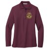Ladies Silk Touch™ Long Sleeve Polo Thumbnail