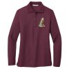 Ladies Silk Touch™ Long Sleeve Polo Thumbnail