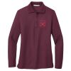 Ladies Silk Touch™ Long Sleeve Polo Thumbnail