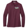 Ladies Silk Touch™ Long Sleeve Polo Thumbnail