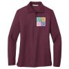 Ladies Silk Touch™ Long Sleeve Polo Thumbnail