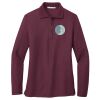 Ladies Silk Touch™ Long Sleeve Polo Thumbnail