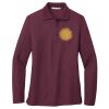 Ladies Silk Touch™ Long Sleeve Polo Thumbnail