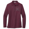 Ladies Silk Touch™ Long Sleeve Polo Thumbnail