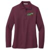 Ladies Silk Touch™ Long Sleeve Polo Thumbnail