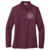 Ladies Silk Touch™ Long Sleeve Polo Thumbnail