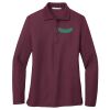 Ladies Silk Touch™ Long Sleeve Polo Thumbnail