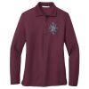 Ladies Silk Touch™ Long Sleeve Polo Thumbnail