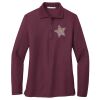Ladies Silk Touch™ Long Sleeve Polo Thumbnail