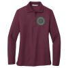 Ladies Silk Touch™ Long Sleeve Polo Thumbnail
