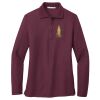 Ladies Silk Touch™ Long Sleeve Polo Thumbnail