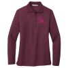 Ladies Silk Touch™ Long Sleeve Polo Thumbnail