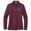 Ladies Silk Touch™ Long Sleeve Polo Thumbnail