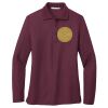 Ladies Silk Touch™ Long Sleeve Polo Thumbnail