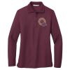 Ladies Silk Touch™ Long Sleeve Polo Thumbnail