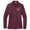 Ladies Silk Touch™ Long Sleeve Polo Thumbnail