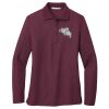 Ladies Silk Touch™ Long Sleeve Polo Thumbnail