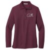 Ladies Silk Touch™ Long Sleeve Polo Thumbnail