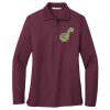 Ladies Silk Touch™ Long Sleeve Polo Thumbnail