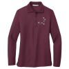Ladies Silk Touch™ Long Sleeve Polo Thumbnail