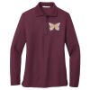 Ladies Silk Touch™ Long Sleeve Polo Thumbnail