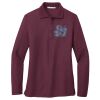 Ladies Silk Touch™ Long Sleeve Polo Thumbnail