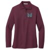 Ladies Silk Touch™ Long Sleeve Polo Thumbnail