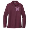 Ladies Silk Touch™ Long Sleeve Polo Thumbnail