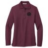 Ladies Silk Touch™ Long Sleeve Polo Thumbnail
