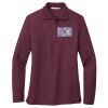 Ladies Silk Touch™ Long Sleeve Polo Thumbnail