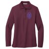 Ladies Silk Touch™ Long Sleeve Polo Thumbnail