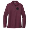 Ladies Silk Touch™ Long Sleeve Polo Thumbnail