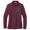 Ladies Silk Touch™ Long Sleeve Polo Thumbnail