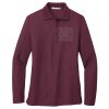 Ladies Silk Touch™ Long Sleeve Polo Thumbnail