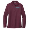 Ladies Silk Touch™ Long Sleeve Polo Thumbnail
