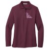 Ladies Silk Touch™ Long Sleeve Polo Thumbnail