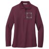 Ladies Silk Touch™ Long Sleeve Polo Thumbnail