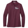 Ladies Silk Touch™ Long Sleeve Polo Thumbnail