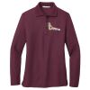 Ladies Silk Touch™ Long Sleeve Polo Thumbnail