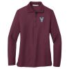 Ladies Silk Touch™ Long Sleeve Polo Thumbnail