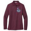 Ladies Silk Touch™ Long Sleeve Polo Thumbnail