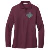 Ladies Silk Touch™ Long Sleeve Polo Thumbnail
