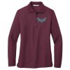 Ladies Silk Touch™ Long Sleeve Polo Thumbnail