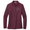 Ladies Silk Touch™ Long Sleeve Polo Thumbnail