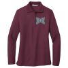 Ladies Silk Touch™ Long Sleeve Polo Thumbnail