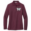 Ladies Silk Touch™ Long Sleeve Polo Thumbnail