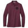 Ladies Silk Touch™ Long Sleeve Polo Thumbnail