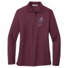 Ladies Silk Touch™ Long Sleeve Polo Thumbnail