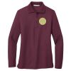 Ladies Silk Touch™ Long Sleeve Polo Thumbnail