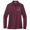 Ladies Silk Touch™ Long Sleeve Polo Thumbnail